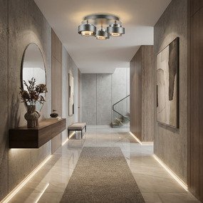 Axis Semi Flush Ceiling Light by Artcraft