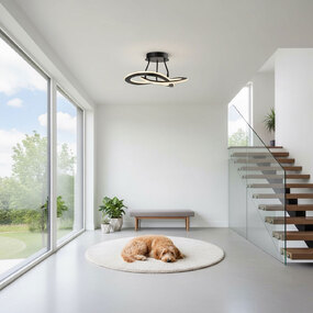 Wave Ceiling Light by Artcraft