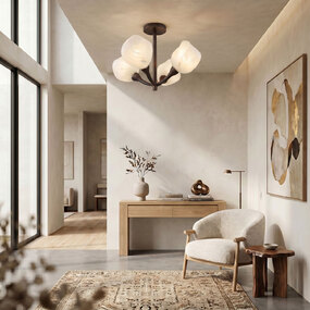 Adelyn Semi Flush Ceiling Light by Quoizel