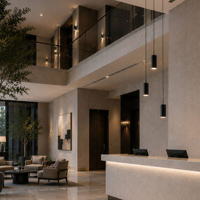 Tyke Round Multi Light Pendant by AFX