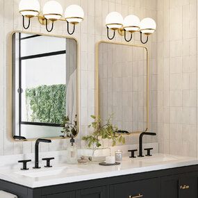 Alba Bathroom Vanity Light by Alora