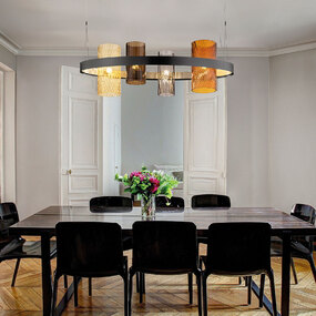 Armonia Oval Pendant by Vistosi