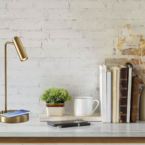 Kaye Desk Lamp with Charging Port