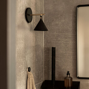 Cast Wall Sconce with Diffuser