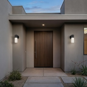 Focal Outdoor Wall Light