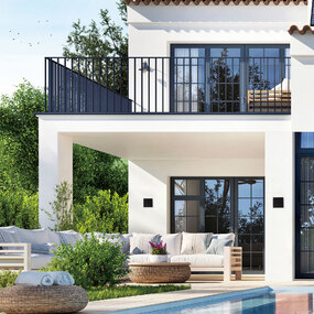 Brik 120V Outdoor Wall Sconce by Et2