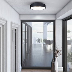 Lazio Round Color-Select Ceiling Flush Light
