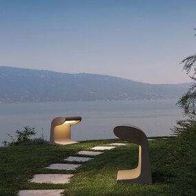 Borne Beton Outdoor Floor Lamp by Nemo