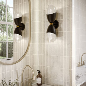 Capri Double Wall Sconce by Alora