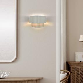 Ambiance Tier Pleated Wall Sconce