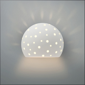 Perforated Globe Wall Sconce