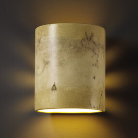 Sun Dagger Small Cylinder Outdoor Wall Sconce