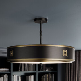 Huntsman Semi Flush Ceiling Light