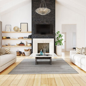 Broche Bowl Chandelier by Crystorama