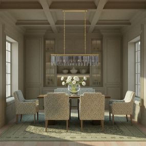 Gemma Linear Chandelier by Crystorama