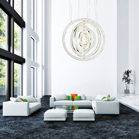 Celina Round Chandelier by CWI Lighting