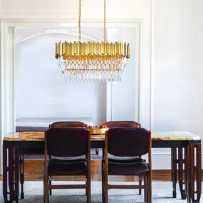 Deco Linear Chandelier