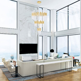 Orgue 3-Tier Chandelier by CWI Lighting