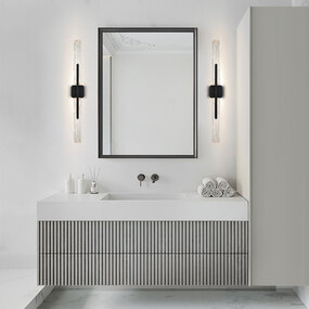 Curva Outdoor Color-Select Double Wall Sconce by CWI Lighting