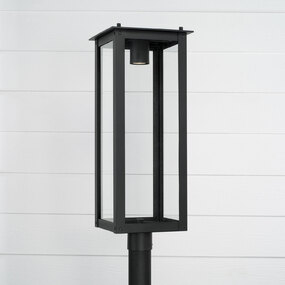 Hunt Outdoor LED Post Light with Round Fitter