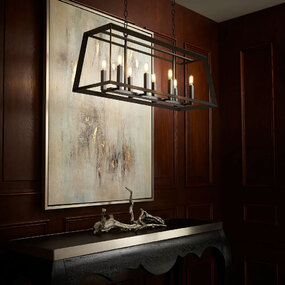 Hyperion Linear Chandelier by Cyan Designs