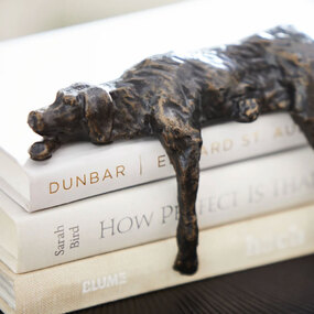 Lazy Dog Sculpture