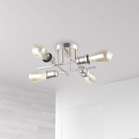 Nebraska Semi Flush Ceiling Light