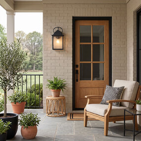 Damian Outdoor Wall Sconce by Quoizel