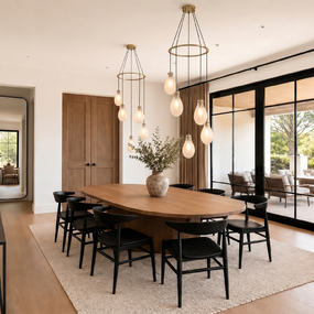 Davis Multi-Light Pendant by Crystorama