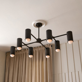 Loryn Linear Ceiling Semi Flush Light