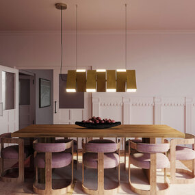Domino Linear Pendant by Kuzco Lighting