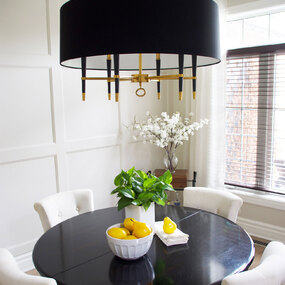 Langford Chandelier With Shade by Dainolite