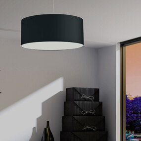 Oversized Drum Pendant
