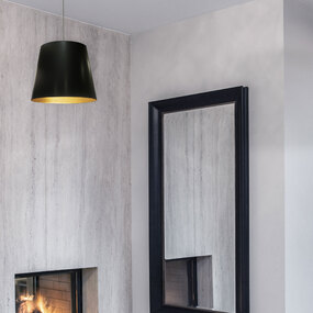 Oversized Tapered Drum Pendant