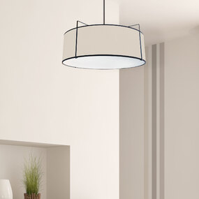 Trapezoid Drum Pendant by Dainolite