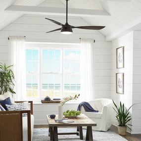 Destin Indoor/Outdoor Ceiling Fan with Light by Monte Carlo by Visual Comfort Fan