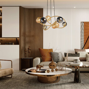 Planetary Chandelier