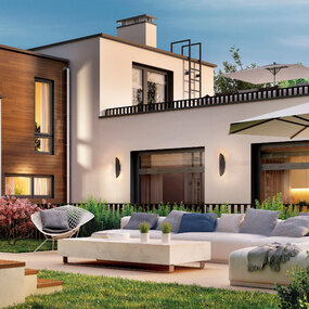 Tectonic Outdoor Wall Light by Et2