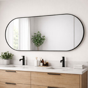 Elisse Linear Oval LED Mirror