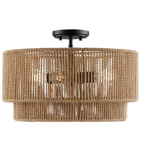 Eco Milos Semi Flush Ceiling Light
