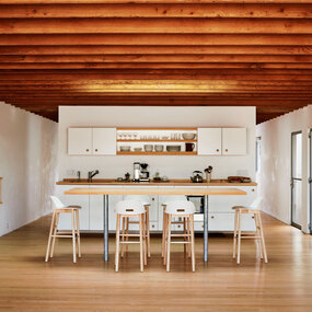 Alfi Low Back Bar/ Counter Stool by Emeco