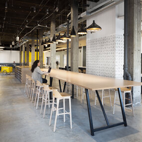 Alfi Low Back Bar/ Counter Stool by Emeco