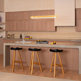 Aura Linear Pendant by Established & Sons