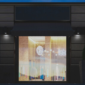 Sera Down Outdoor Wall Light