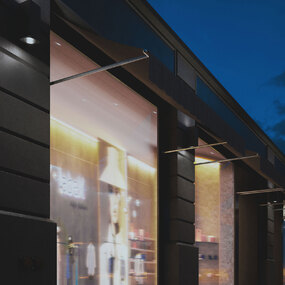 Sera Up / Down Outdoor Wall Light by Bruck