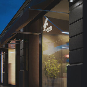 Sera Up / Down Outdoor Wall Light by Bruck