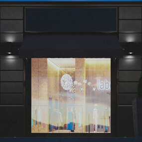 Sera Up / Down Outdoor Wall Light by Bruck