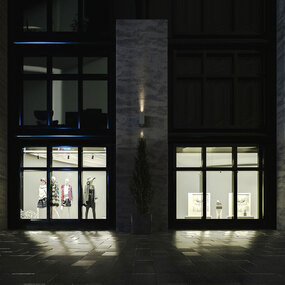 Sera Up / Down Outdoor Wall Light by Bruck