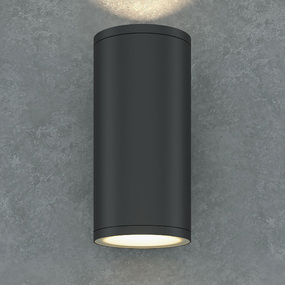 Outdoor Cylinder 6 inch Up and Down Wall Light