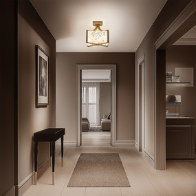 Emblem Semi Flush Ceiling Light